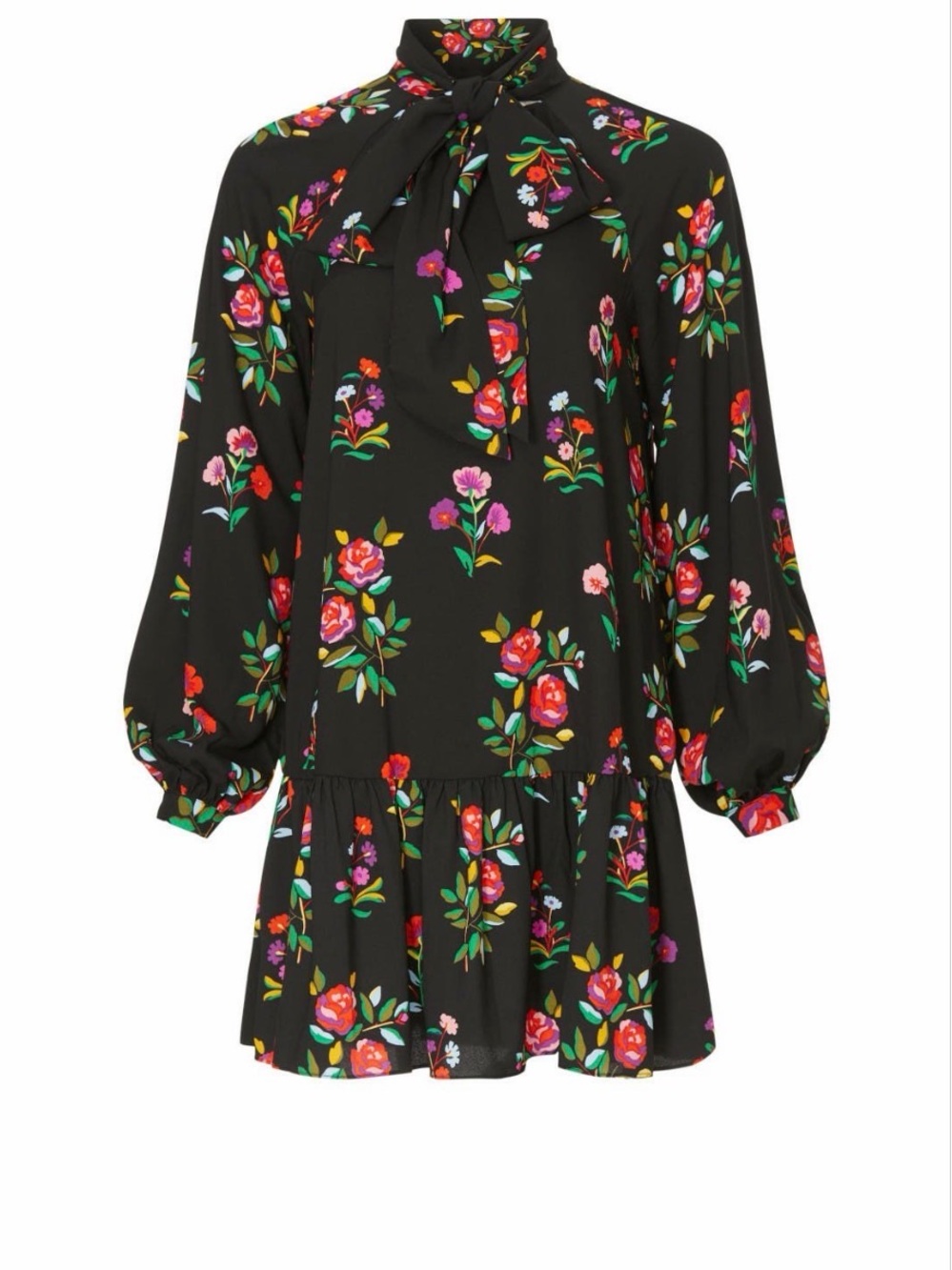 Kate Spade Autumn Floral Mini Dress